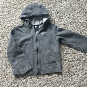 Nike Kids Charcoal Gray Hoodie